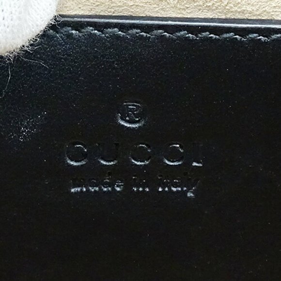 GUCCI Bag Women's Chain Shoulder Tote Leather GG Marmont Black 681483 - Picture 6 of 16